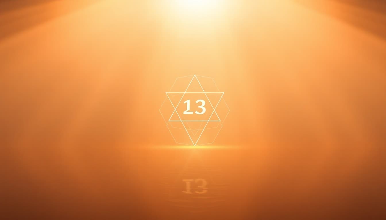 Soft light rays and sacred geometry over a calm meditative scene representing manifestation in the right sequence