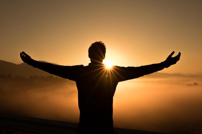 Person finding inner peace and balance, representing the true nurturing meaning of angel number 666
